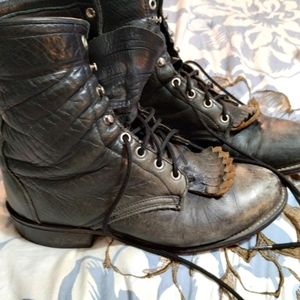 Laredo cowboy boots ropers Sz 8.5w